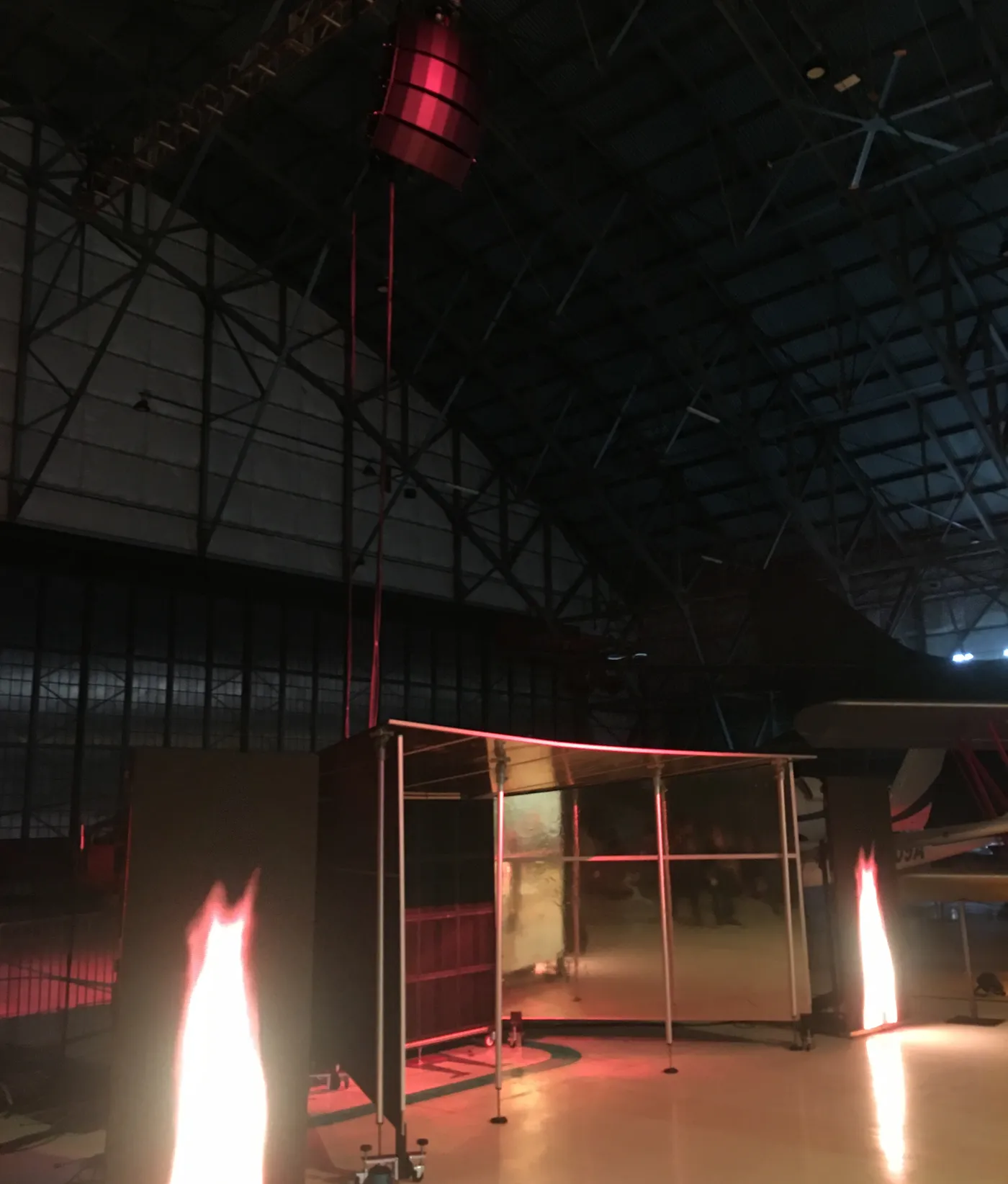 HYDRA installation in an aircraft hangar
